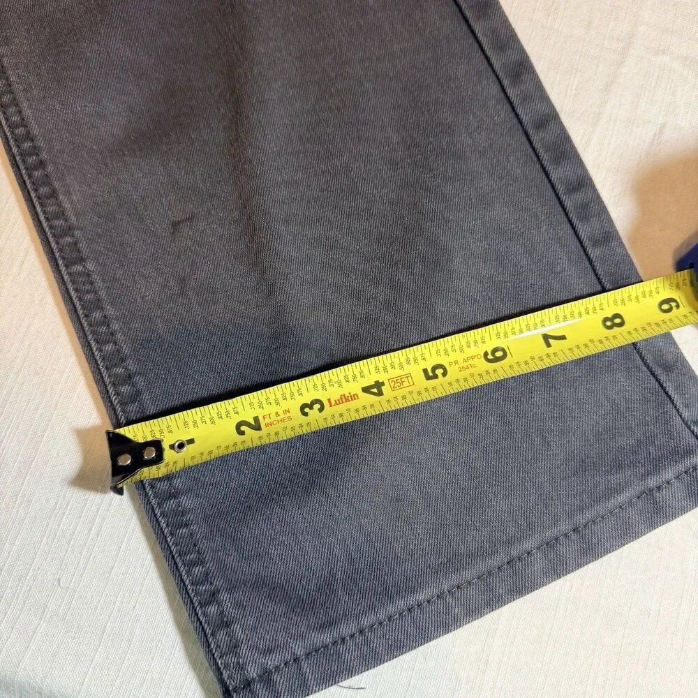 Levi's 541 Athletic Taper Jeans Mens 40x34 Gray Denim  SPOTS Red Tab